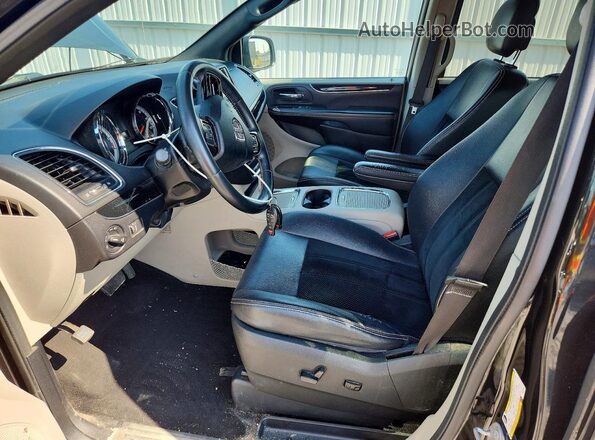 2C4RDGCG8JR208499 2018 DODGE GRAND Черный Вид панели приборов