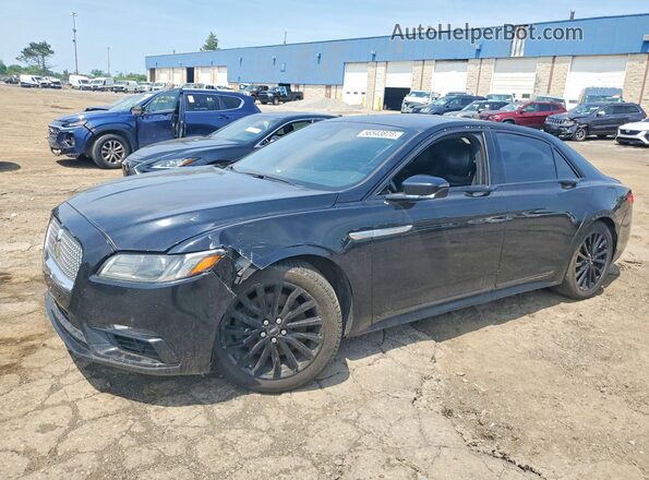 1LN6L9TP1H5602933 2017 LINCOLN CONTINENTA Black უკანა მარცხენა