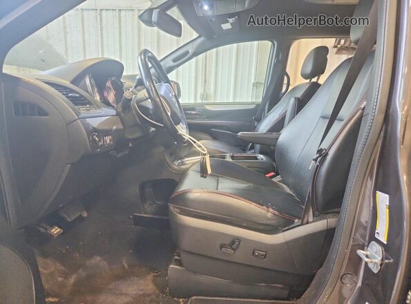 2C4RDGEG5LR187868 2020 DODGE GRAND Gray Widok deski rozdzielczej