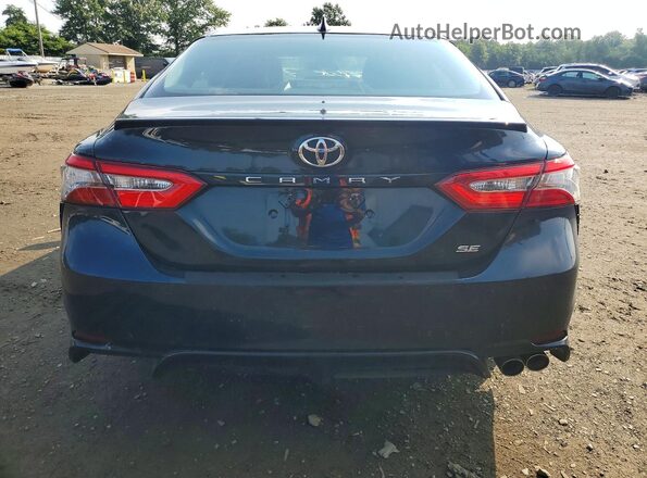 4T1B11HK4KU722774 2019 TOYOTA CAMRY Blue წინა სალონის ხედი