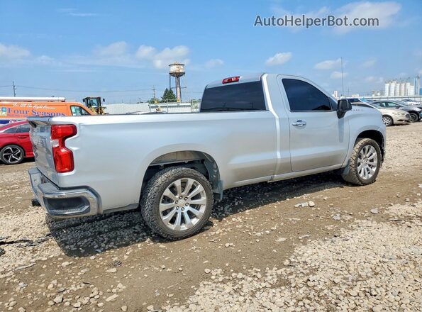 3GCNWAEH8KG292486 2019 CHEVROLET SILVERADO Серебряный Передняя правая четверть