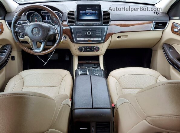 4JGDF7DE0HA838271 2017 MERCEDES-BENZ GLS-CLASS Brown Սարքավորումների վահանակի տեսք