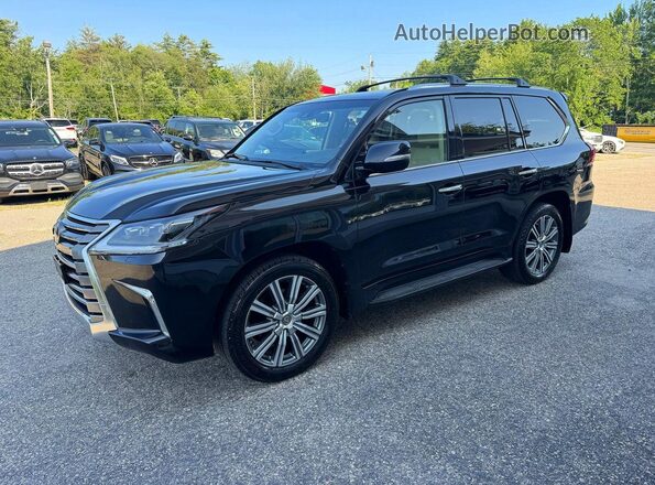 JTJHY7AX1H4231829 2017 LEXUS LX Black Trasero izquierdo