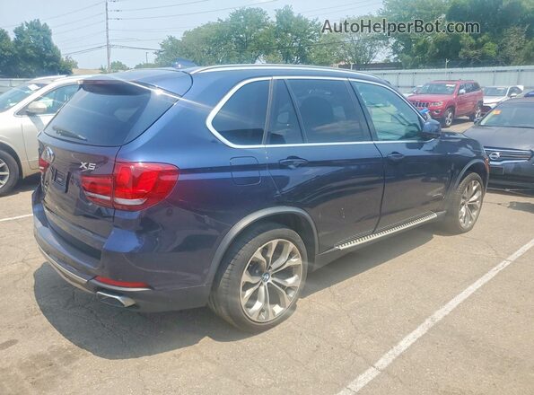 5UXKT0C52G0S76776 2016 BMW X5 Blue Przód prawy