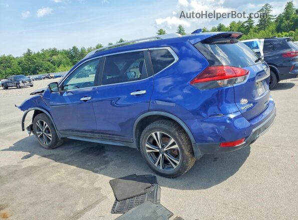 JN8AT2MV4LW111590 2020 NISSAN ROGUE Blue Trasero derecho