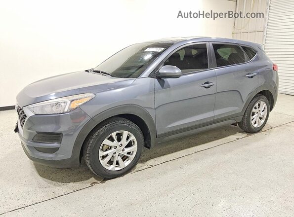 KM8J23A43KU036869 2019 HYUNDAI TUCSON Gray Задня ліва чверть