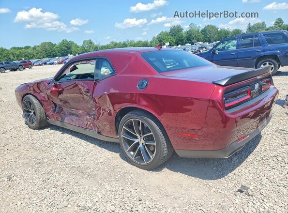 2C3CDZFJ4HH665419 2017 DODGE CHALLENGER Maroon Rear right