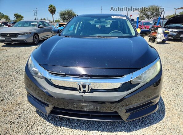 2HGFC2F76JH543594 2018 HONDA CIVIC Black Vista trasera