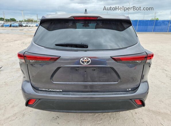 5TDKDRAH9RS532878 2024 TOYOTA HIGHLANDER Gray წინა სალონის ხედი