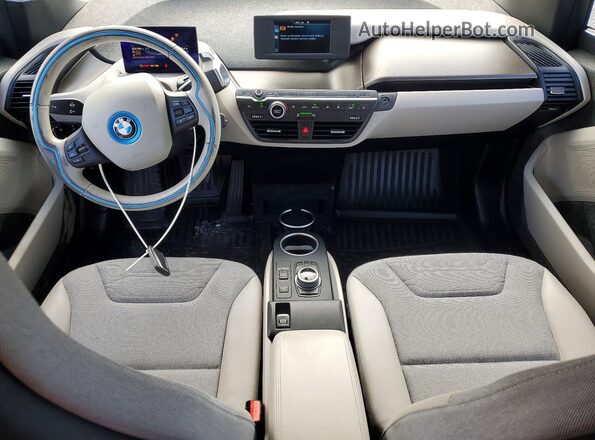 WBY1Z8C36HV890886 2017 BMW I3 White Սարքավորումների վահանակի տեսք