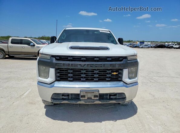 1GC4YLE70MF180021 2021 CHEVROLET SILVERADO White Вид ззаду