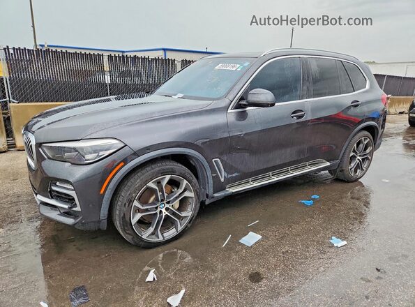 5UXCR4C02L9B52045 2020 BMW X5 Gray Rear left