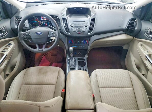1FMCU0GD9HUB90908 2017 FORD ESCAPE Gray Вид щитка приладів