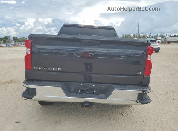 1GCPWCED8NZ122571 2022 CHEVROLET SILVERADO Black Սալոնի դիմացի տեսք