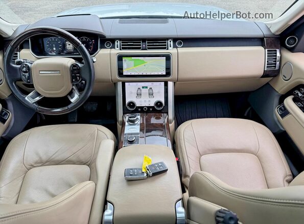 SALGS5RE3JA380542 2018 LAND ROVER RANGE White Widok tylnych siedzeń