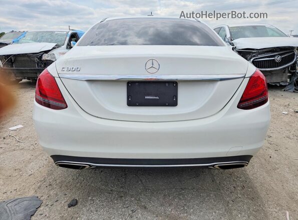 55SWF8DB4KU299675 2019 MERCEDES-BENZ C White Սալոնի դիմացի տեսք
