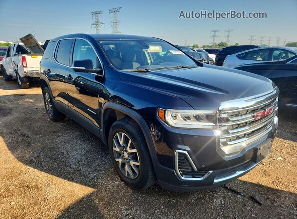 1GKKNRLS7MZ157865 2021 GMC ACADIA Blue Front view