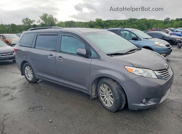 5TDYZ3DC3HS890503 2017 TOYOTA SIENNA Gray წინა ხედი