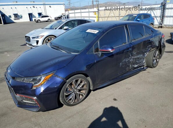 5YFS4RCE4LP039290 2020 TOYOTA COROLLA Синий Задняя левая четверть