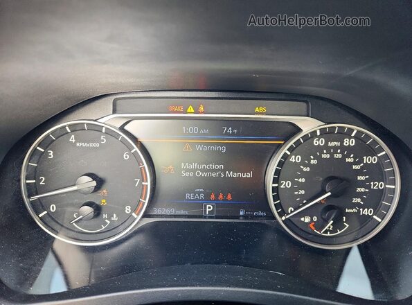 1N4BL4DV0PN308852 2023 NISSAN ALTIMA Серый Вид задних сидений