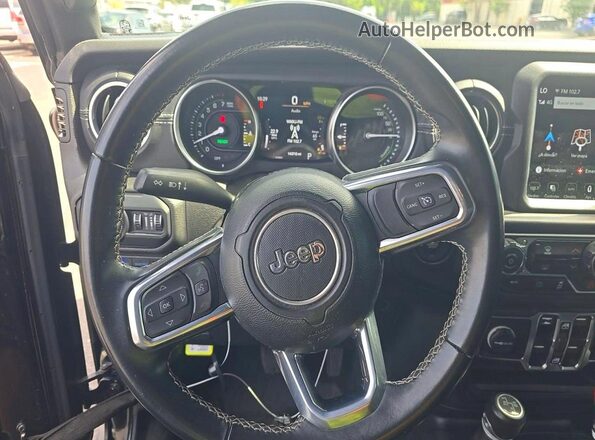 1C4JJXP60NW153583 2022 JEEP WRANGLER Black Вид підкапотного простору
