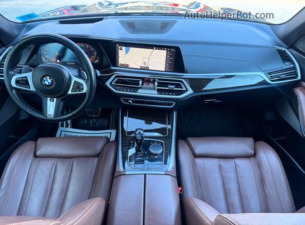 5UXJU4C07LLE45304 2020 BMW X5 Blue Вид щитка приладів
