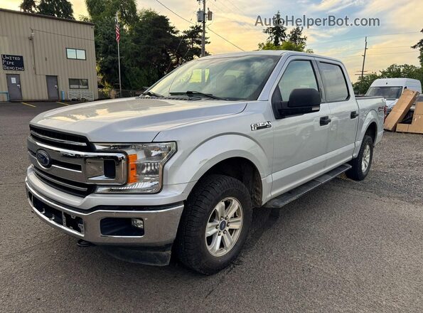 1FTEW1EP2JKF23381 2018 FORD F150 Silver Հետևի աջ