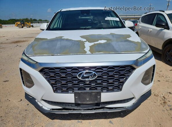 5NMS23AD2KH023059 2019 HYUNDAI SANTA White Հետևի տեսք