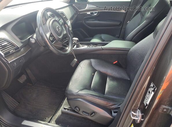 YV4A22PK3J1194226 2018 VOLVO XC90 Gray Widok deski rozdzielczej
