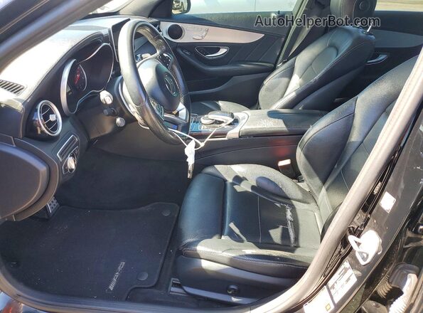 55SWF4JB2GU173271 2016 MERCEDES-BENZ C Черный Вид панели приборов