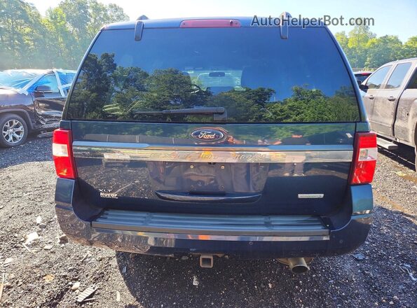 1FMJU1JT7HEA31246 2017 FORD EXPEDITION Blue Вид салону спереду