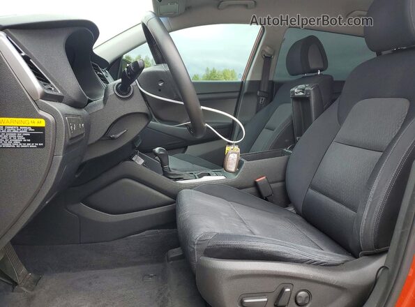 KM8J3CA21GU077326 2016 HYUNDAI TUCSON Оранжевый Вид панели приборов