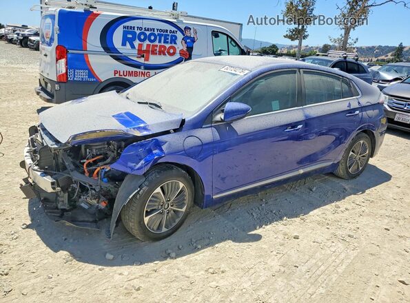 KMHC75LDXNU283281 2022 HYUNDAI IONIQ Blue Tył lewy