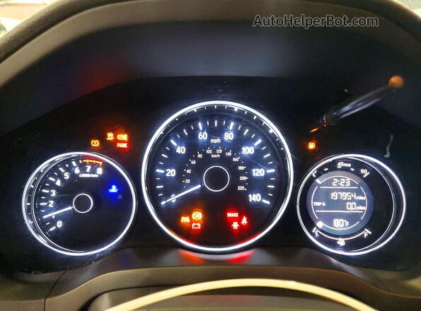 3CZRU5G52GM721299 2016 HONDA HR-V Green Հետևի նստատեղերի տեսք
