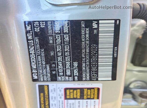 4JGFF8KE8TB629039 2026 MERCEDES-BENZ GLS Silver Widok wnętrza 360 stopni