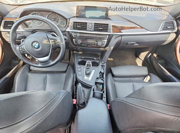 WBA8D9G58HNT90791 2017 BMW 3 SERIES Gray Vista del cuadro de instrumentos
