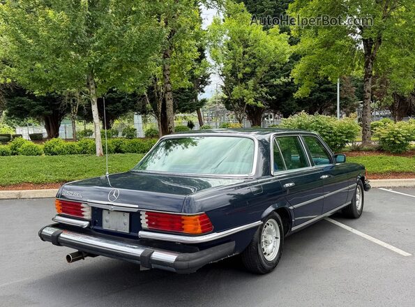 11603312062908 1977 MERCEDES-BENZ 450 Blue Widok z przodu