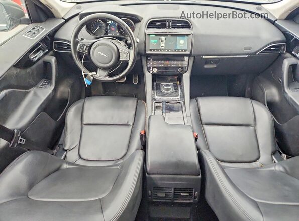 SADCJ2FX7KA399081 2019 JAGUAR F-PACE Black Widok zestawu wskaźników
