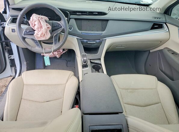1GYKNCRS8KZ246528 2019 CADILLAC XT5 White ხელსაწყოთა პანელის ხედი