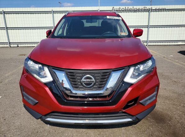 JN8AT2MV6HW277018 2017 NISSAN ROGUE Красный Вид сзади