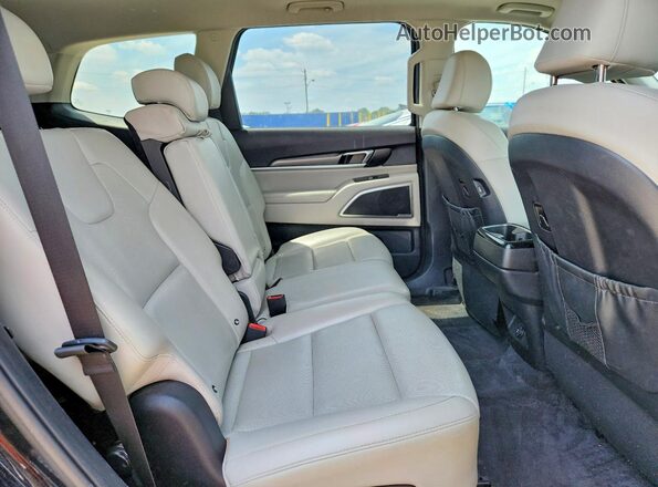 5XYP64HC8LG010471 2020 KIA TELLURIDE Black Engine compartment view