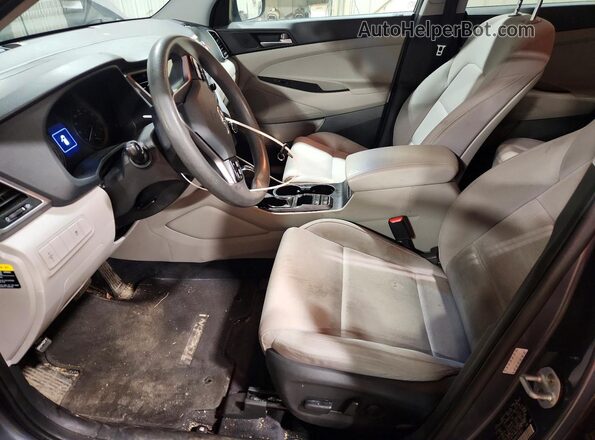 KM8J33A48JU597421 2018 HYUNDAI TUCSON Gray Widok deski rozdzielczej