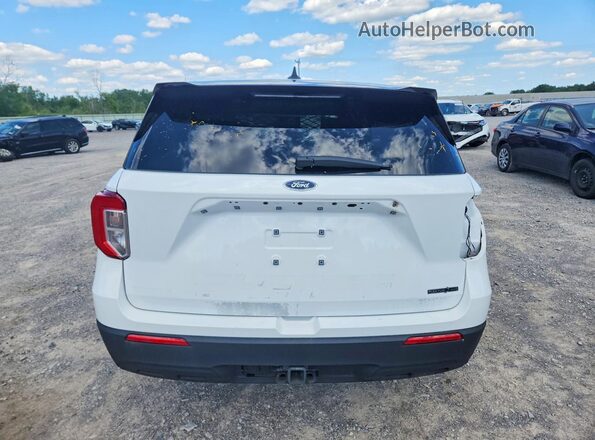 1FM5K8AB7PGB84607 2023 FORD EXPLORER Белый Вид салона спереди