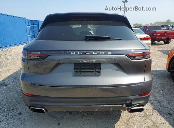 WP1AA2AYXLDA03047 2020 PORSCHE CAYENNE Gray Вид салону спереду
