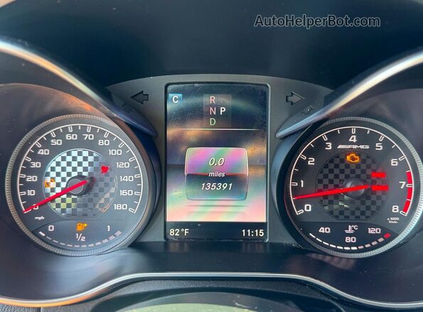 WDDWJ6EB5HF440248 2017 MERCEDES-BENZ C-CLASS Charcoal Սարքավորումների վահանակի տեսք