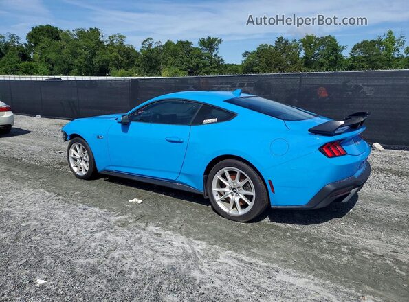1FA6P8CF0R5417564 2024 FORD MUSTANG Blue Հետևի աջ