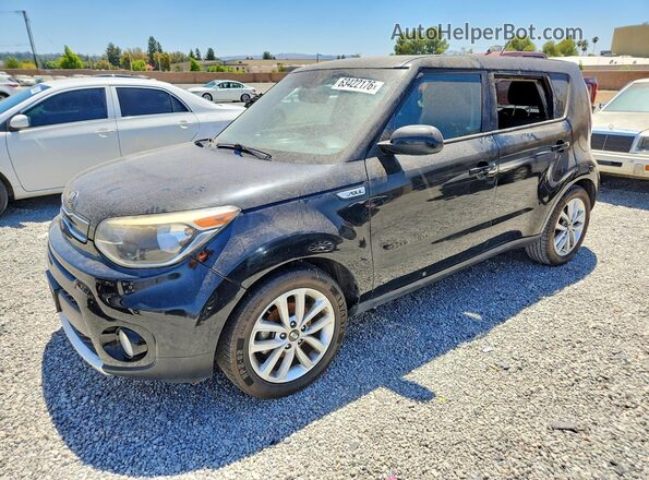 KNDJP3A59H7424744 2017 KIA SOUL Black უკანა მარცხენა
