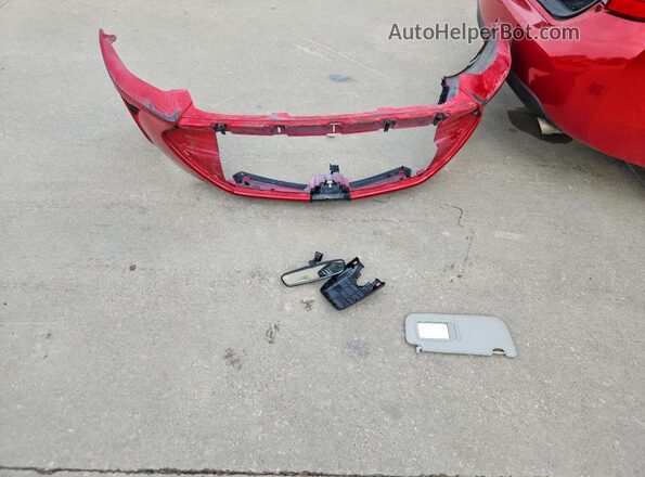5YFBURHE5JP760045 2018 TOYOTA COROLLA Red Widok naklejki z numerem VIN