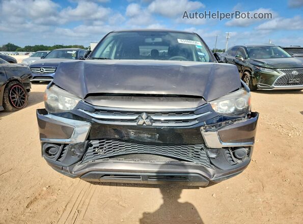 JA4AP3AU4JZ031004 2018 MITSUBISHI OUTLANDER Gray Հետևի տեսք