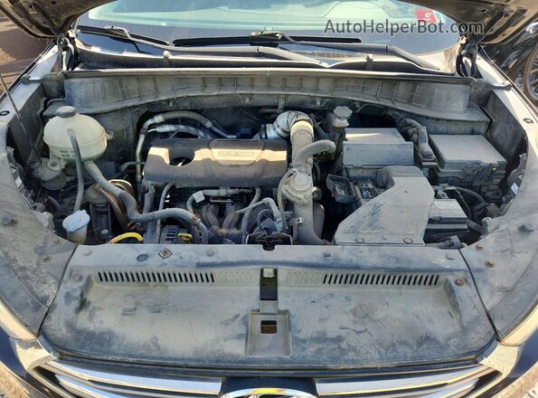 KM8J3CA24GU145960 2016 HYUNDAI TUCSON Black VIN კოდის სტიკერის ხედი